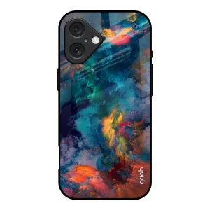 Flexible Grip Form Cloudburst Glass Case for iPhone 16