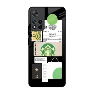 Slim Profile Tactile Feel Coffee Latte Glass Case for Mi 11i