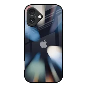 Colorful Illusion Glass Case for iPhone 16 Everyday Protection Comfort Finish