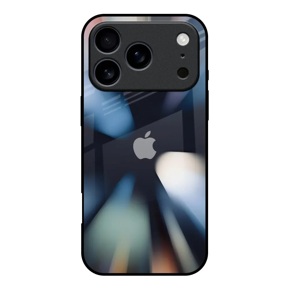 Colorful Illusion Glass Case for iPhone 17 Pro Easy Grip