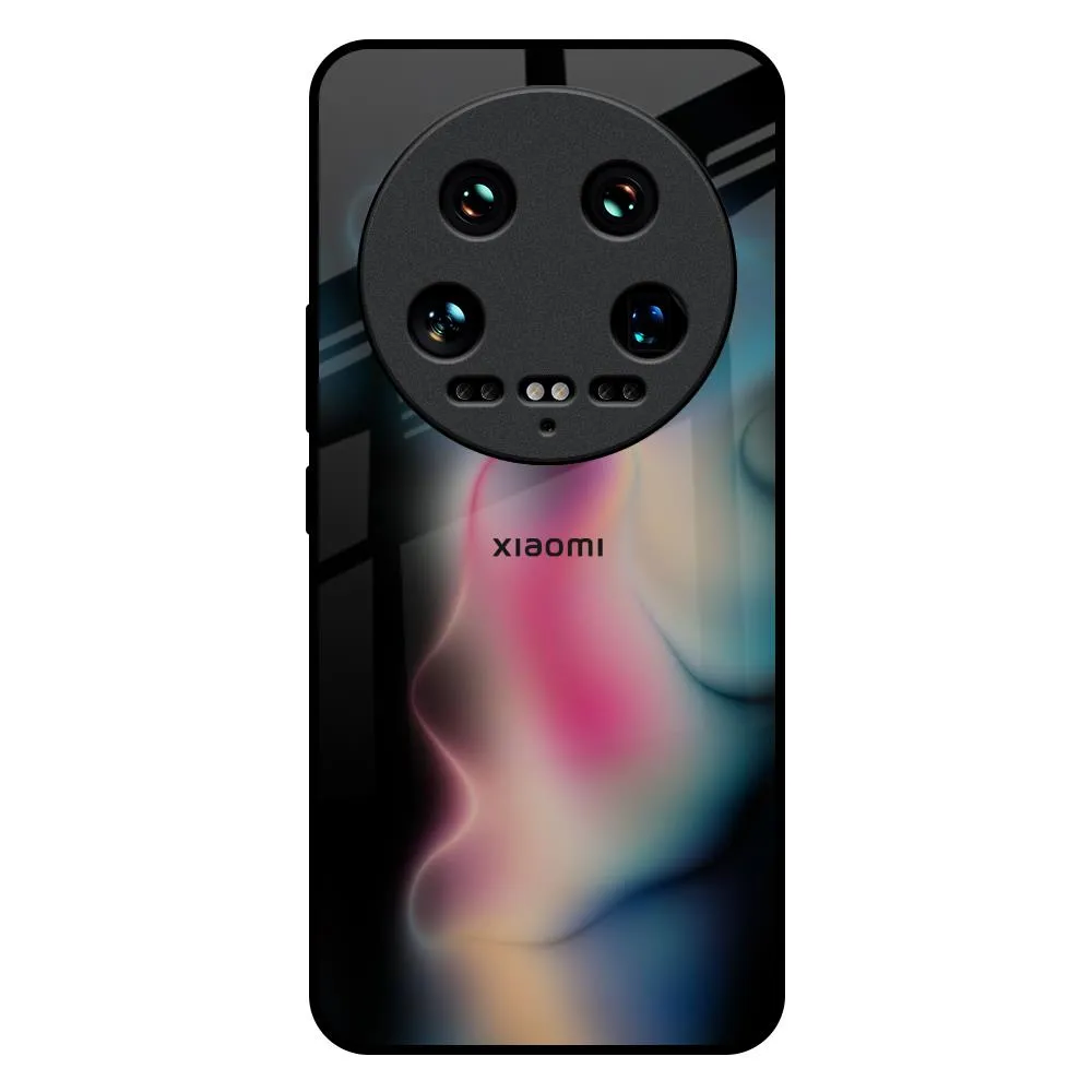 Elegant Pattern Colorful Palette Glass Case for Mi 14 Ultra 5G
