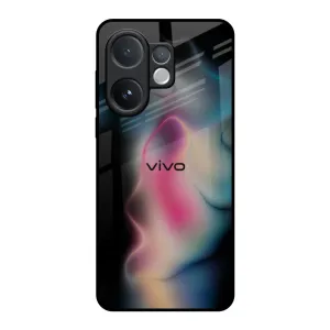 Durable Grip Flexible Pattern Colorful Palette Glass Case for Vivo V60 5G