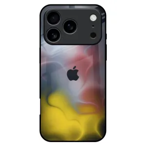Colorful Smoke Glass Case for iPhone 17 Pro Max Hybrid Build Texture Trendy Texture Finish