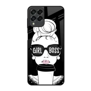 Girl Boss Glass Case For Samsung Galaxy M53 5G Tough Frame