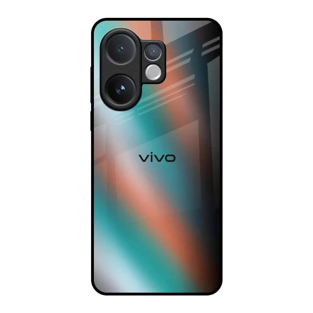 Melted Emerald Glass Case for Vivo V60 5G Polished Surface