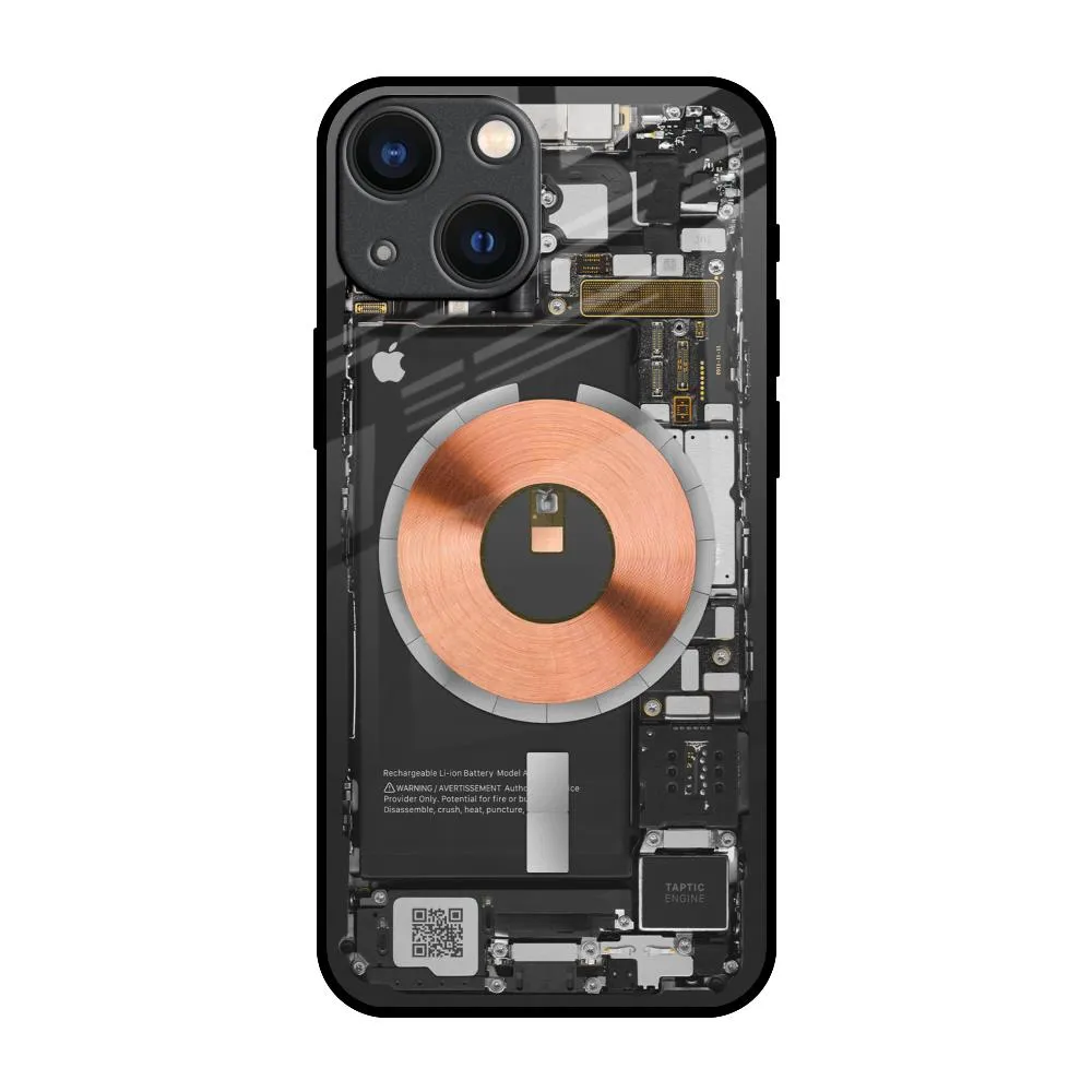 Teardown Glass Case for iPhone 14 Plus Sleek Edge Design