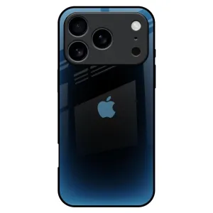 Rugged Surface Build Blue Dynamic Glass Case for iPhone 17 Pro Max