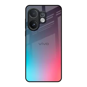 Rainbow Laser Glass Case for Vivo V60 5G Matte Protection