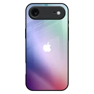 Comfort Edge Texture Abstract Holographic Glass Case for iPhone 17 Air