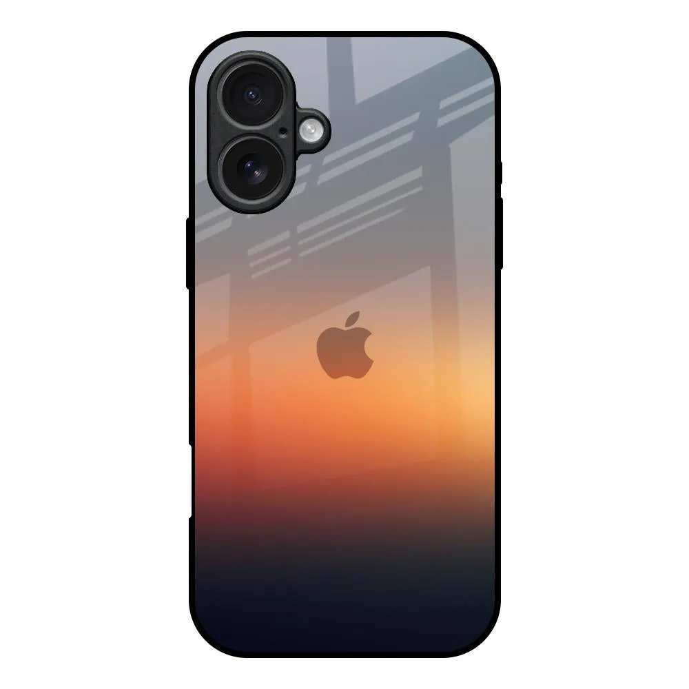 Professional Look Smart Accessory Aesthetic Orange Glass Case for iPhone 17