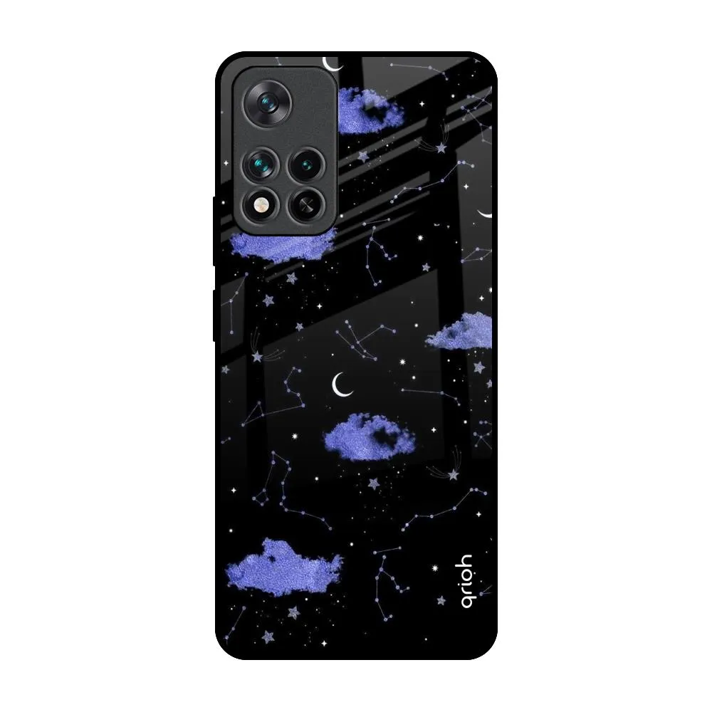 Constellations Glass Case for Mi 11i Matte Detail Resistant Layer