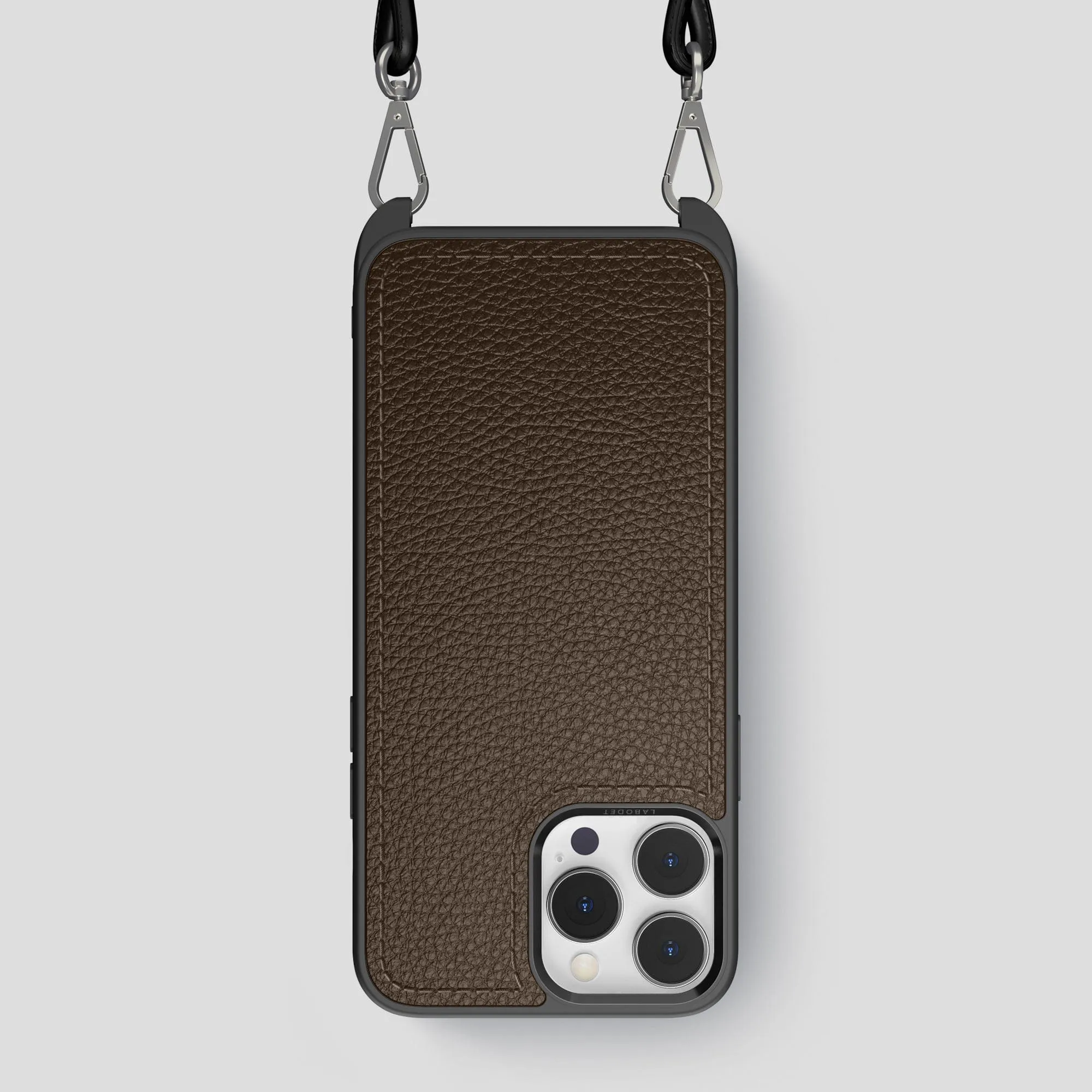 Tough Grip Comfort Design Layer Crossbody Sport Case For iPhone 15 Pro Max In Calf