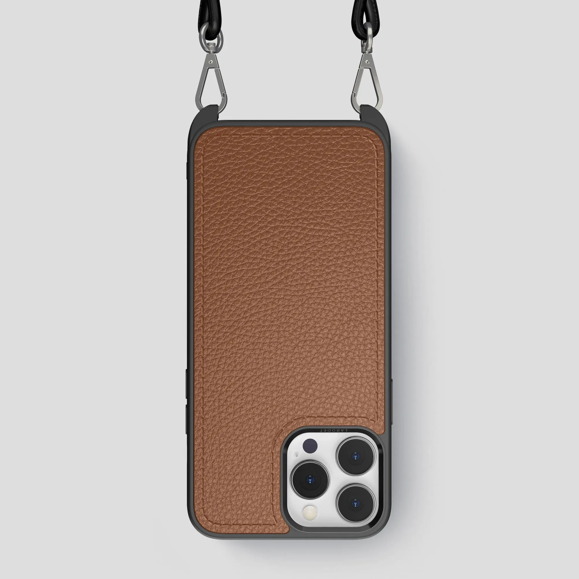 Crossbody Sport Case For iPhone 15 Pro Max In Calf Premium Material Durable Pattern