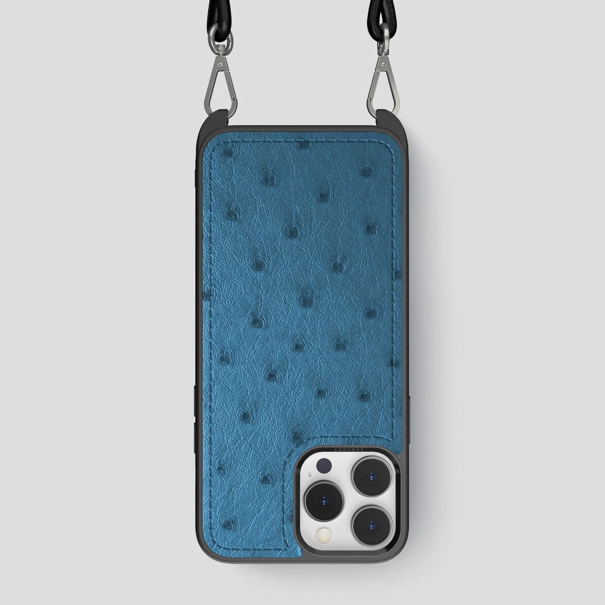 Crossbody Sport Case For iPhone 15 Pro Max In Ostrich hybrid design Sport Inspired