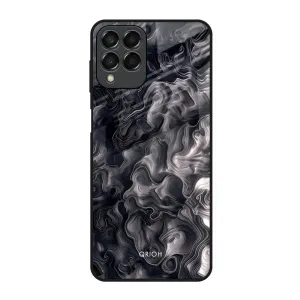 Cryptic Smoke Glass Case for Samsung Galaxy M53 5G Protective Touch Comfort Build Layer