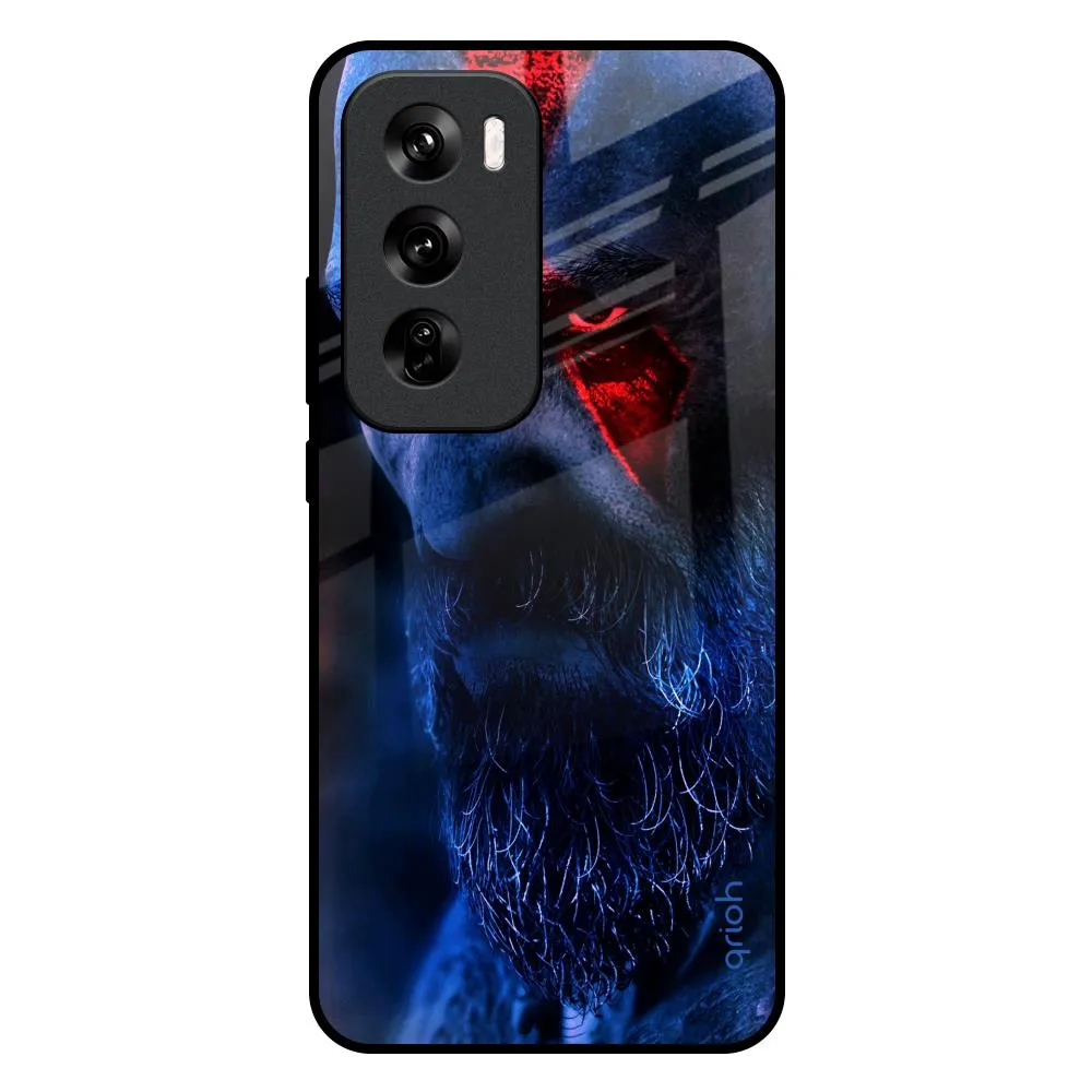God Of War Glass Case For Oppo Reno 12 5G Impact Cushion Creative Design