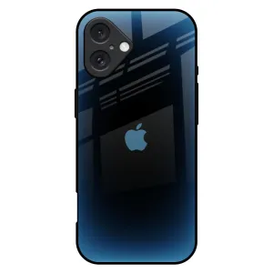 Vibrant Finish Soft Feelings Blue Dynamic Glass Case for iPhone 16 Plus