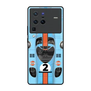 Refined Pattern professional accessory Race Laboratory Glass Case for Vivo X80 Pro 5G