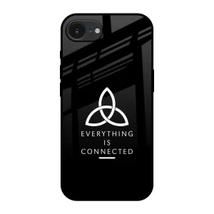 Refined Finish Everything Is Connected Glass Case for Apple iPhone 16e