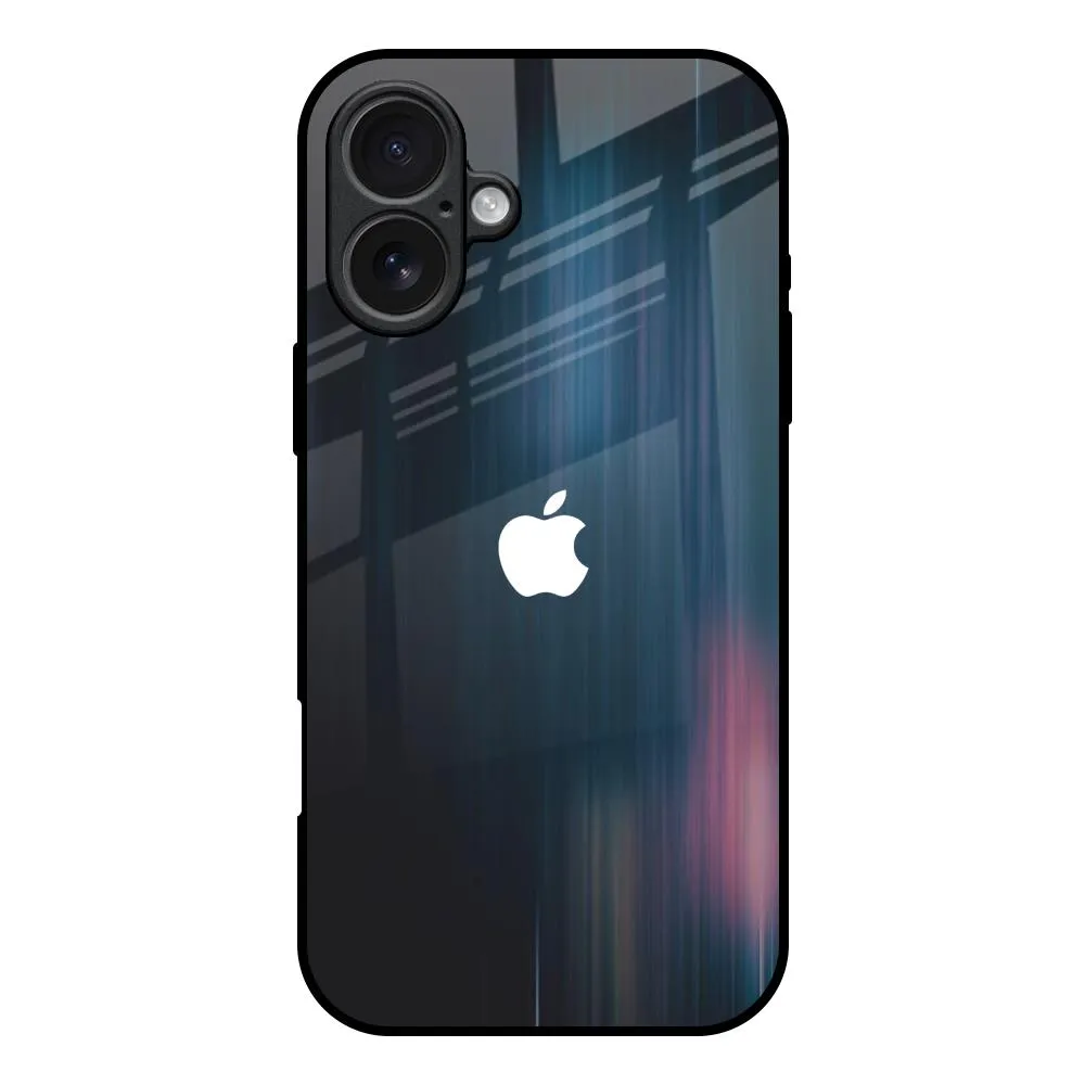 Flexible Comfort Vivid Coloration Dark Aesthetic Glass Case for iPhone 17