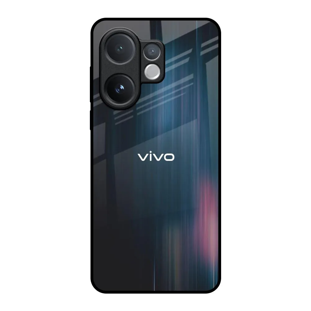 Dark Aesthetic Glass Case for Vivo V60 5G Shock Surface