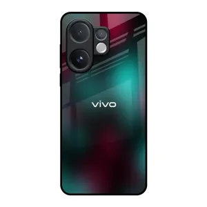 Rugged Pattern Texture Simple Style Dark Gradiant Glass Case for Vivo V60 5G