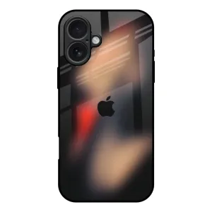 Protective Edge Layer Portable Layer Dark Gradient Glass Case for iPhone 17