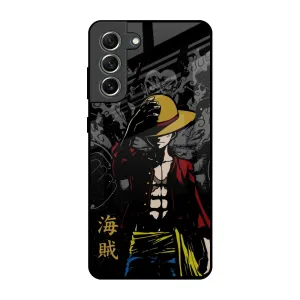 Water Resistant Gift Choice Dark Luffy Glass Case for Samsung Galaxy S21 FE 5G