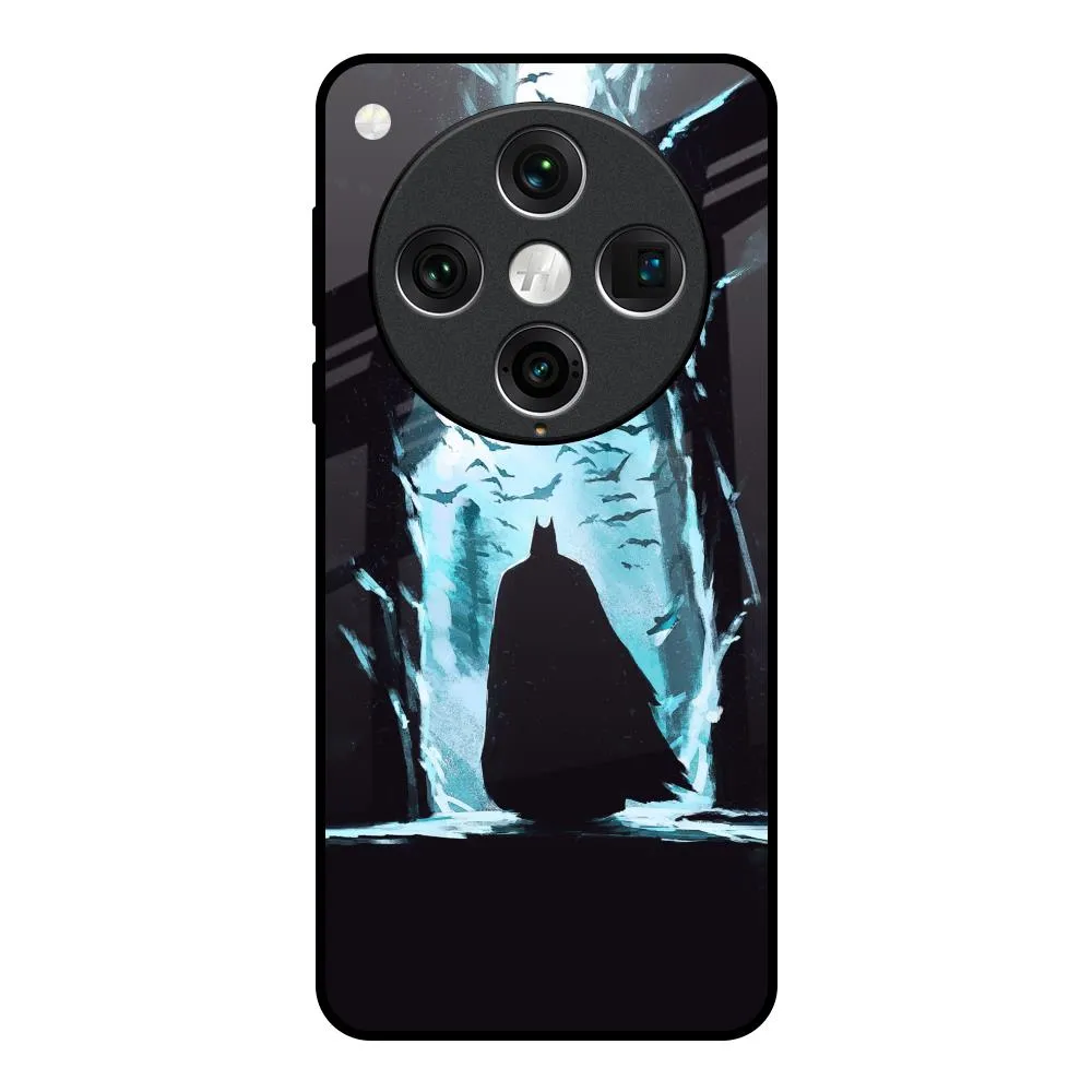 Dark Man In Cave Glass Case for Oppo Find x8 Pro Bold colors