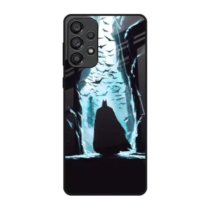 Trendy Aesthetic Dark Man In Cave Glass Case for Samsung Galaxy A73 5G