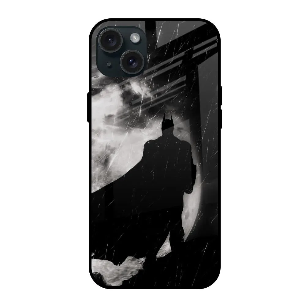 Dark Warrior Hero Glass Case for iPhone 15 Plus Work Essentials Everyday Carry