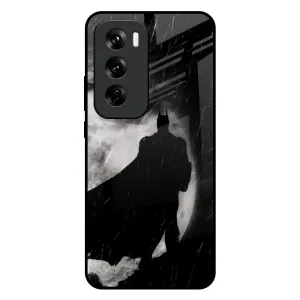 Dark Warrior Hero Glass Case for Oppo Reno 12 Pro 5G Smooth Design Clean Texture