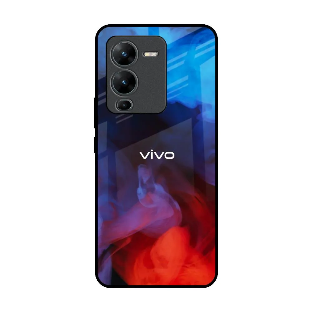Dim Smoke Glass Case for Vivo V25 Pro Minimal Touch