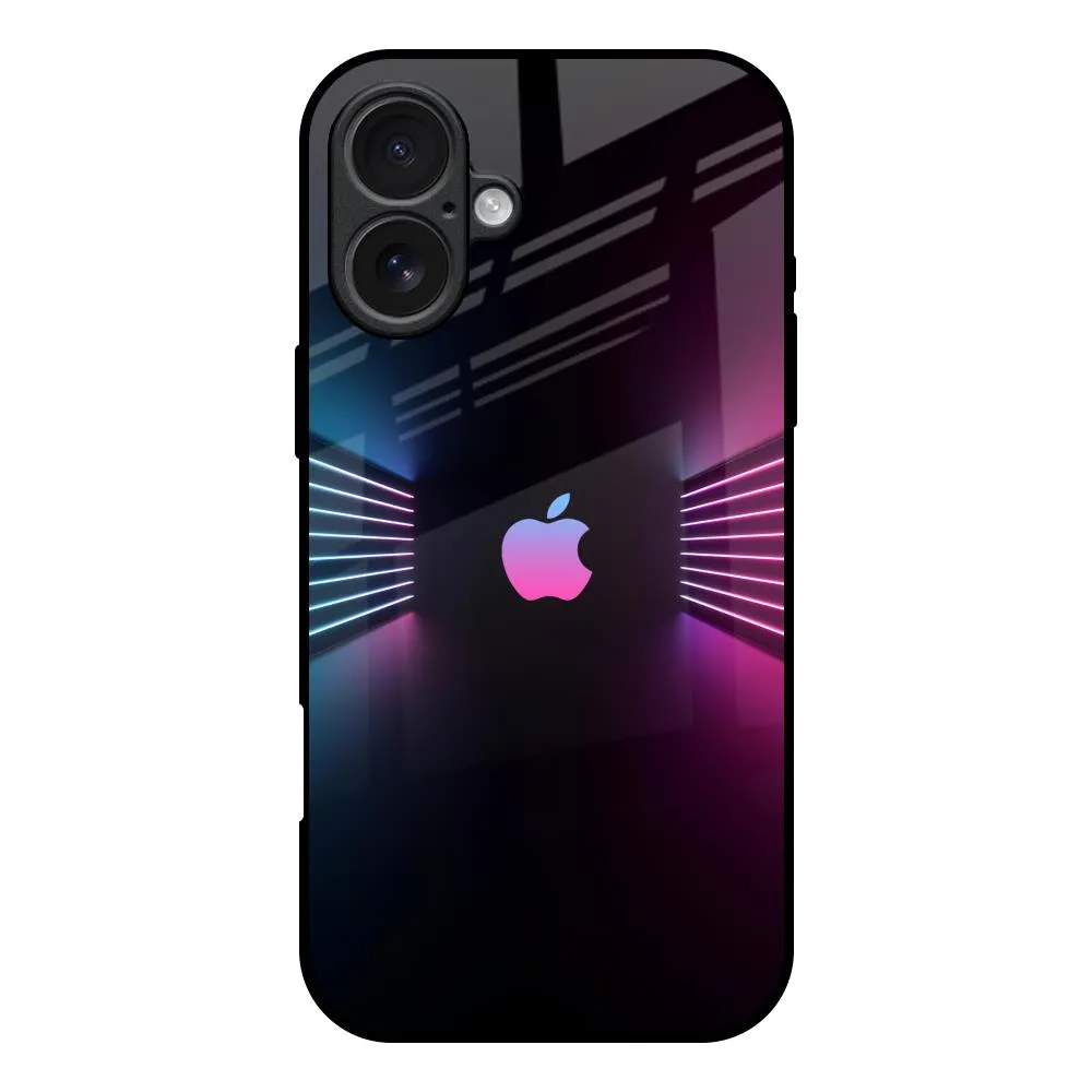 Protective Texture Finish Everyday Protection Disco Line Glass Case for iPhone 17