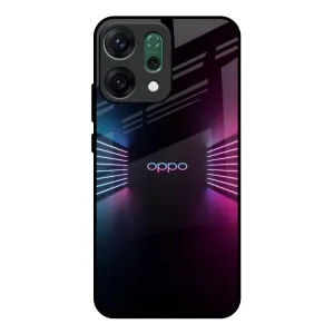 Premium Edge Disco Line Glass Case for Oppo Reno14 Pro 5G