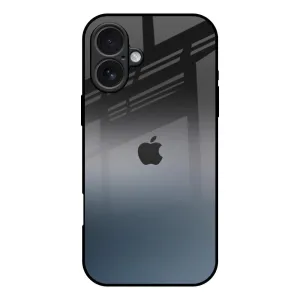 Soft Pattern Layer Dramatic Grey Glass Case for iPhone 17