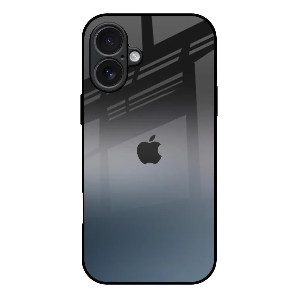 Soft Pattern Layer Dramatic Grey Glass Case for iPhone 17