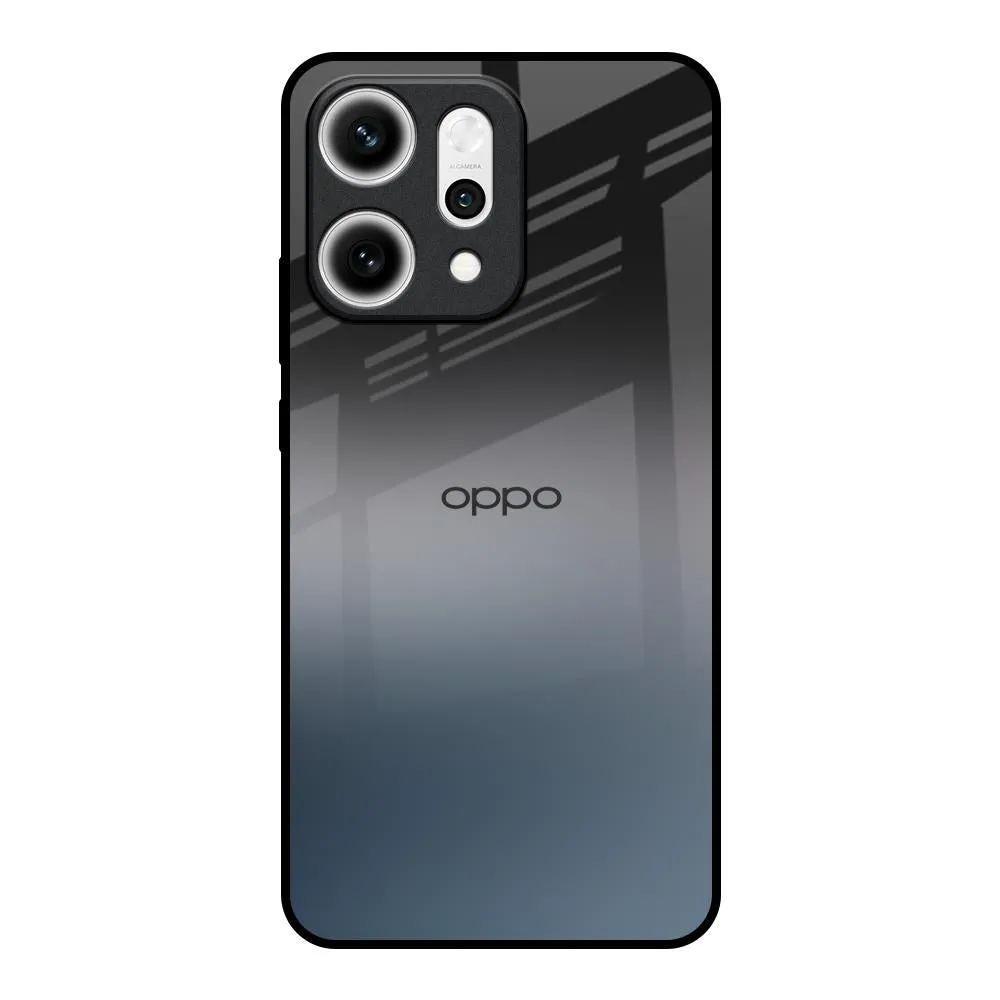 Polished Touch Soft Surface Dramatic Grey Glass Case for Oppo Reno14 5G