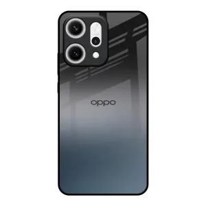 Polished Touch Soft Surface Dramatic Grey Glass Case for Oppo Reno14 5G