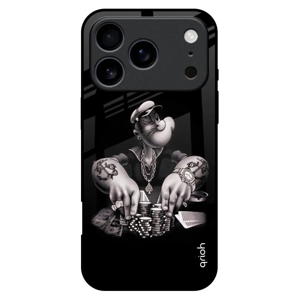 Gambling Problem Glass Case For iPhone 17 Pro Max Modern Detail Matte Build