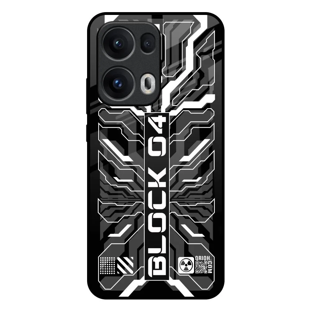 Monochrome Magic Glass Case for Oppo Reno13 Pro 5G Precision Cutouts