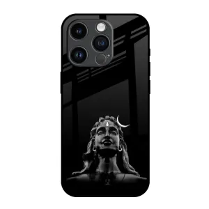 Durable Build Smooth Pattern Finish Adiyogi Glass Case for iPhone 14 Pro