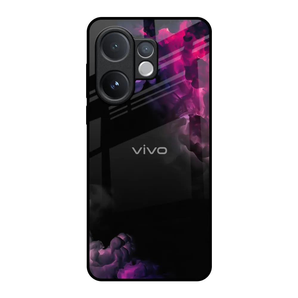 Unique Texture Pink Bust Glass Case for Vivo V60 5G