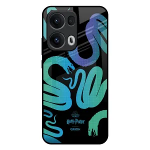 Stylish Grip Texture Soft Build Texture Basilisk Glass Case for Oppo Reno13 Pro 5G