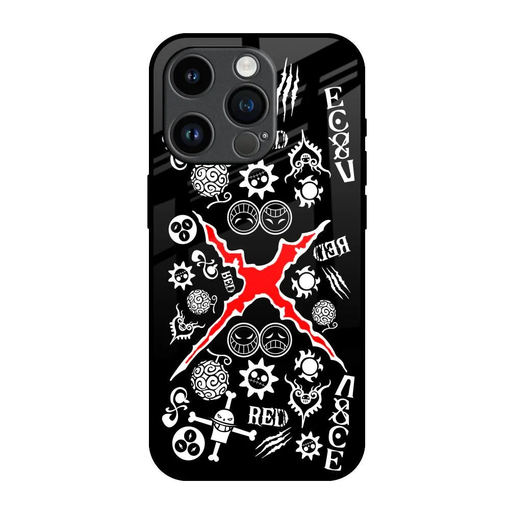 Red Zone Glass Case for iPhone 14 Pro Precision Cutouts