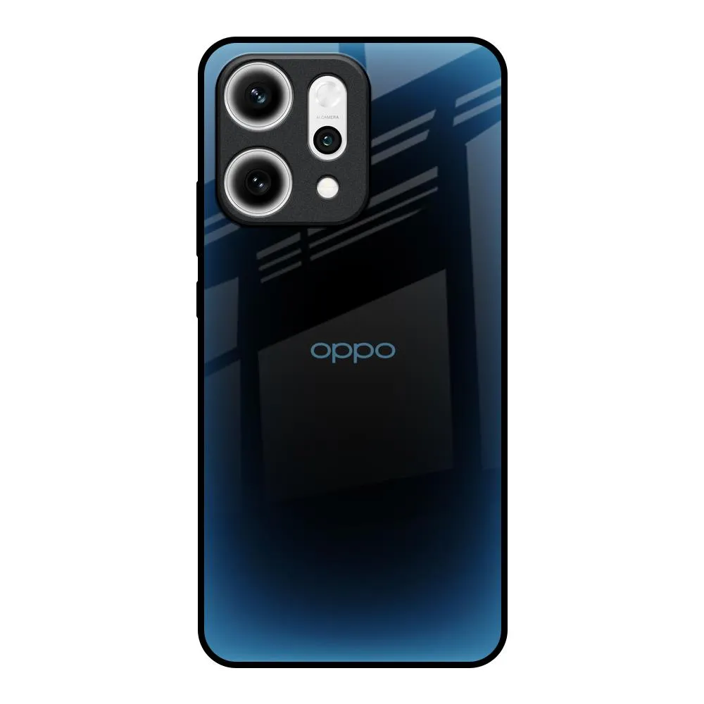 Blue Dynamic Glass Case for Oppo Reno14 5G Gloss Layer Finish