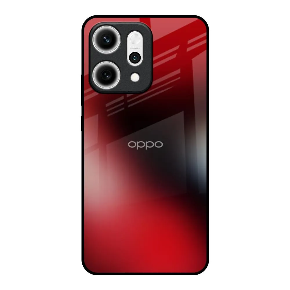 Red Garnet Glass Case for Oppo Reno14 5G Outdoor Design Protective Design