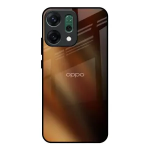 Modern Texture EarthTones Glass Case for Oppo Reno14 Pro 5G