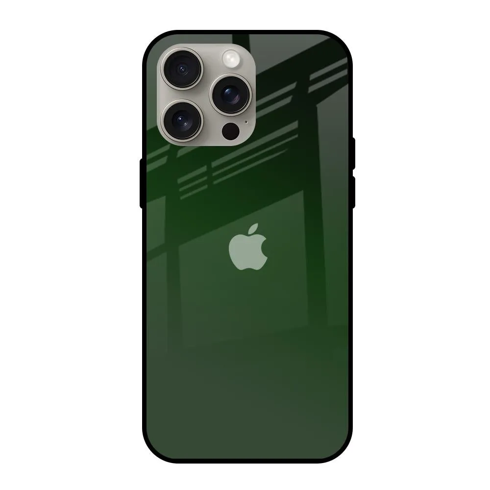 Deep Forest Glass Case for iPhone 15 Pro Max Reusable Material