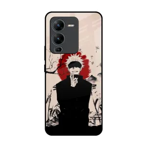 Manga Series Glass Case for Vivo V25 Pro Durable Build Texture Comfort grip design